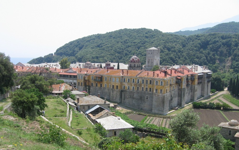 Kloster Iveron auf dem Athos heute