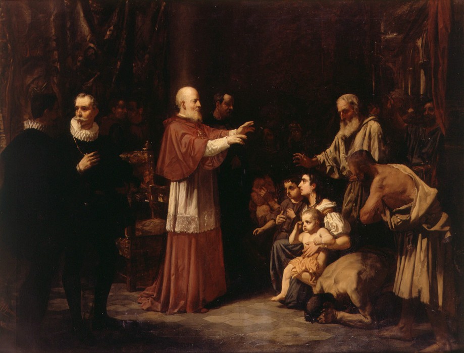 Francisco Domingo Marqués: Johannes de Ribera bei der Ausweisung der Reformierten, 1864, Museo de Bellas Artes in Valencia