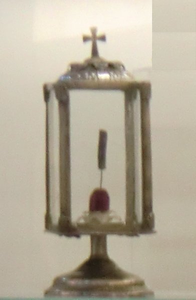 Reliquie in der „Camera Santa” der Kathedrale in Oviédo