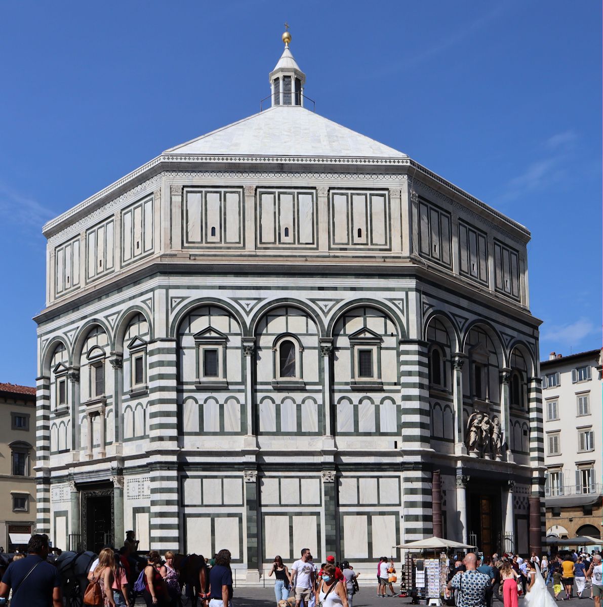 dem Stadtpatron Johannes geweihtes Baptisterium an der Kathedrale in Florenz, erbaut um 1055