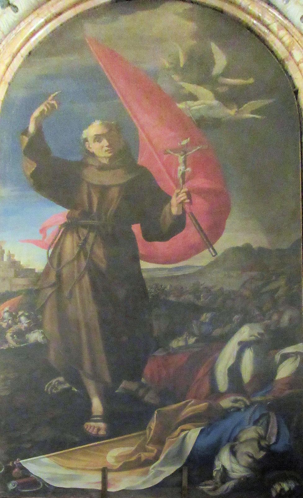 Domenico Maria Muratori: Altarbild, vor 1704, in der Johannes geweihten Kapelle in der Kirche San Francesco a Ripa in Rom