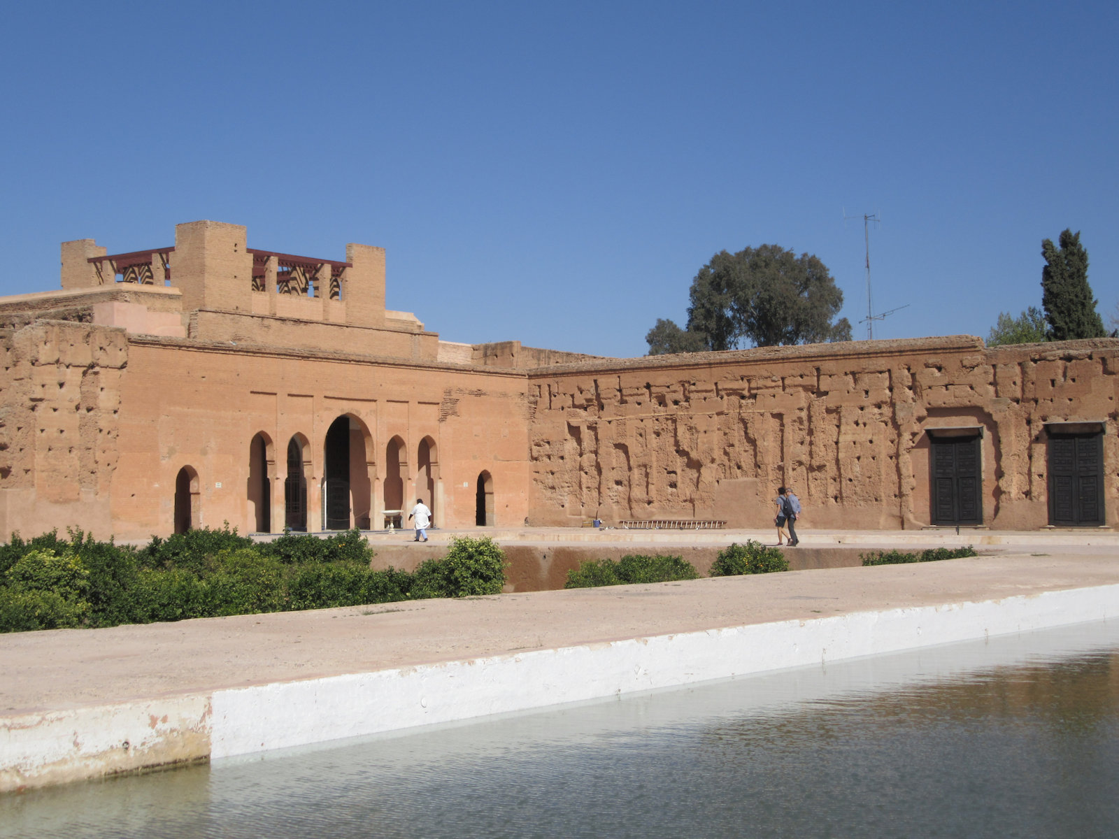 Reste des El-Badi-Palastes in Marrakech, ab 1578 erbaut von Sultan Ahmed, um 1700 abgetragen zur Errichtung des neuen Königspalastes in Meknes