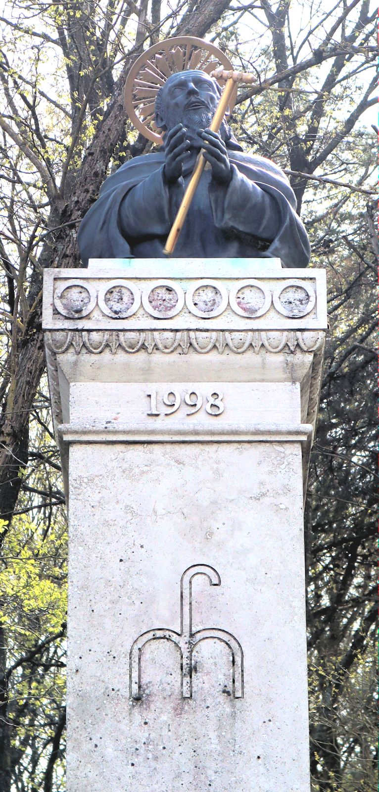 Statue am Johannes geweihten Sanktuarium nahe Foiano di Val Fortore