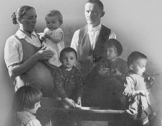 Familie Ulma mit der hochschwangeren Viktoria