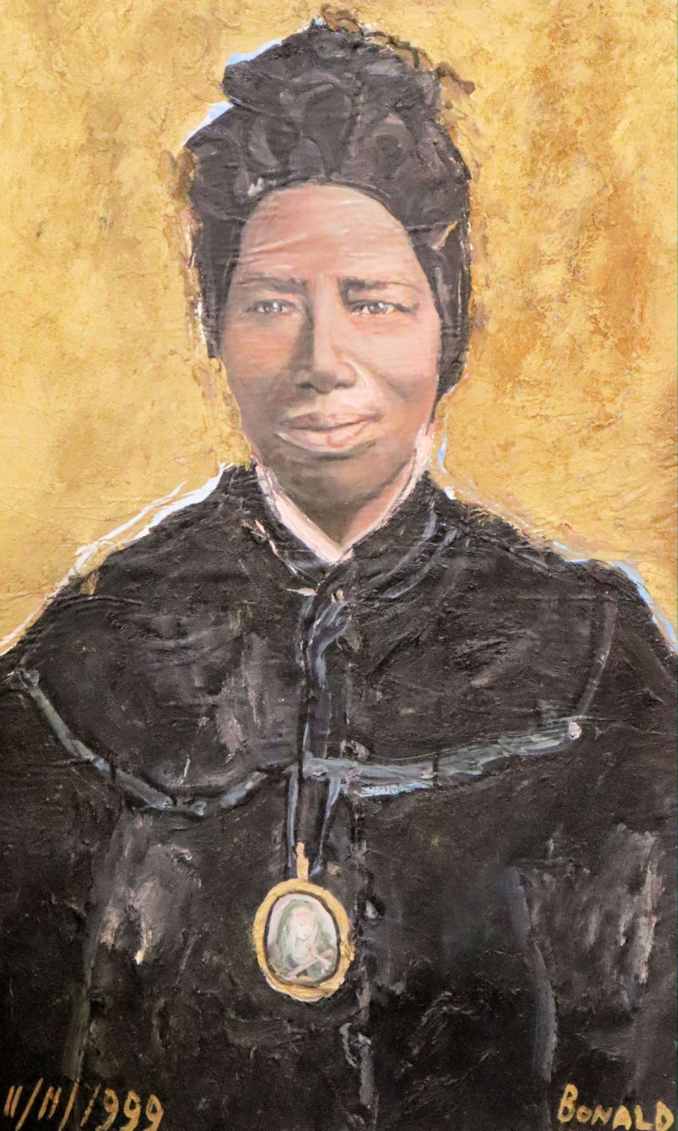 Luisa Danesin Codato: Gemälde, 2018, in der Kirche in Zianigo