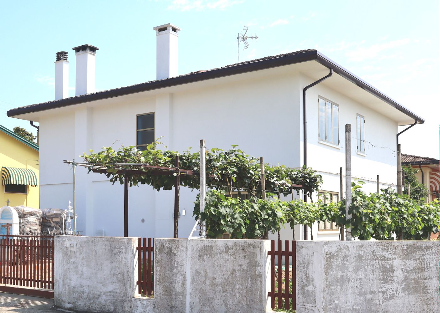 Haus an der Stelle des früheren Gutshauses der Familie Michieli in Zianigo