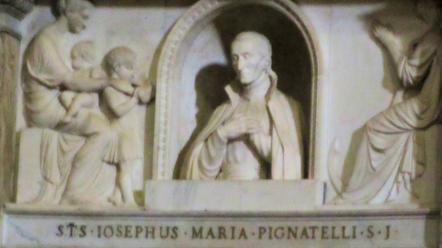 Relief in der Kirche Il Gesù in Rom