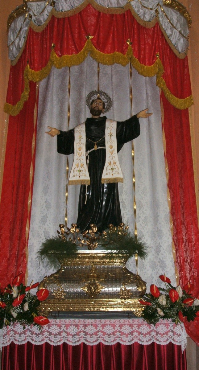 Statue im Santuario von Josef in Copertino