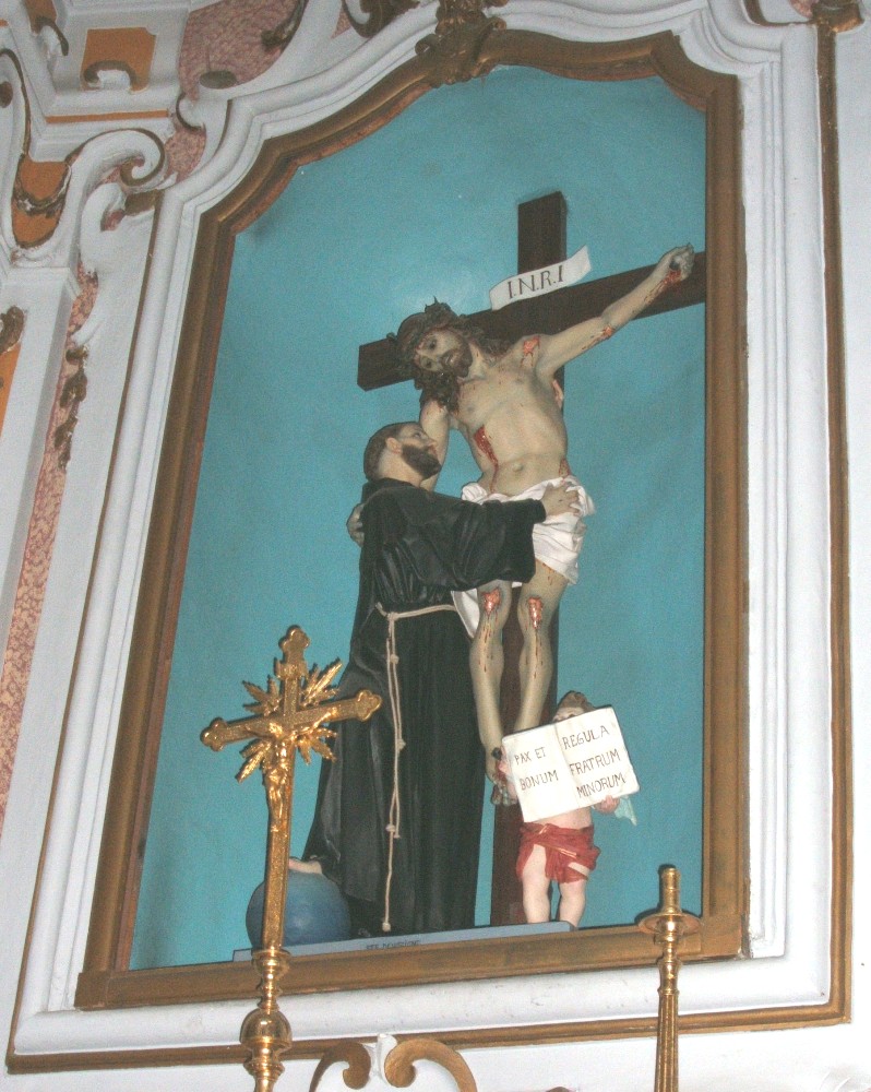 Josef mit Jesus, im Santuario von Josef in Copertino