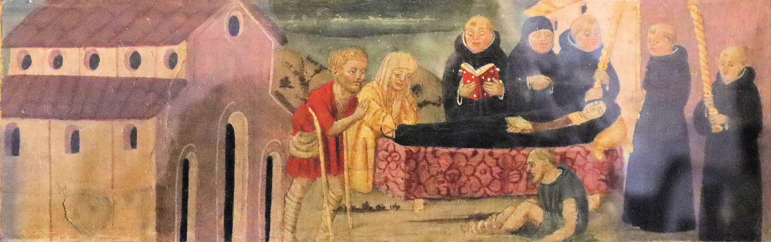 Julias Tod, 15. Jahrhundert, in der Predella in der Kirche Ssnti Jacopo e Filippo in Certaldo