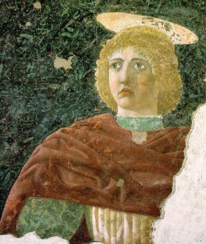 Piero della Francesca: Fresco, um 1470, im Museo Civico in Sansepolcro in Italien