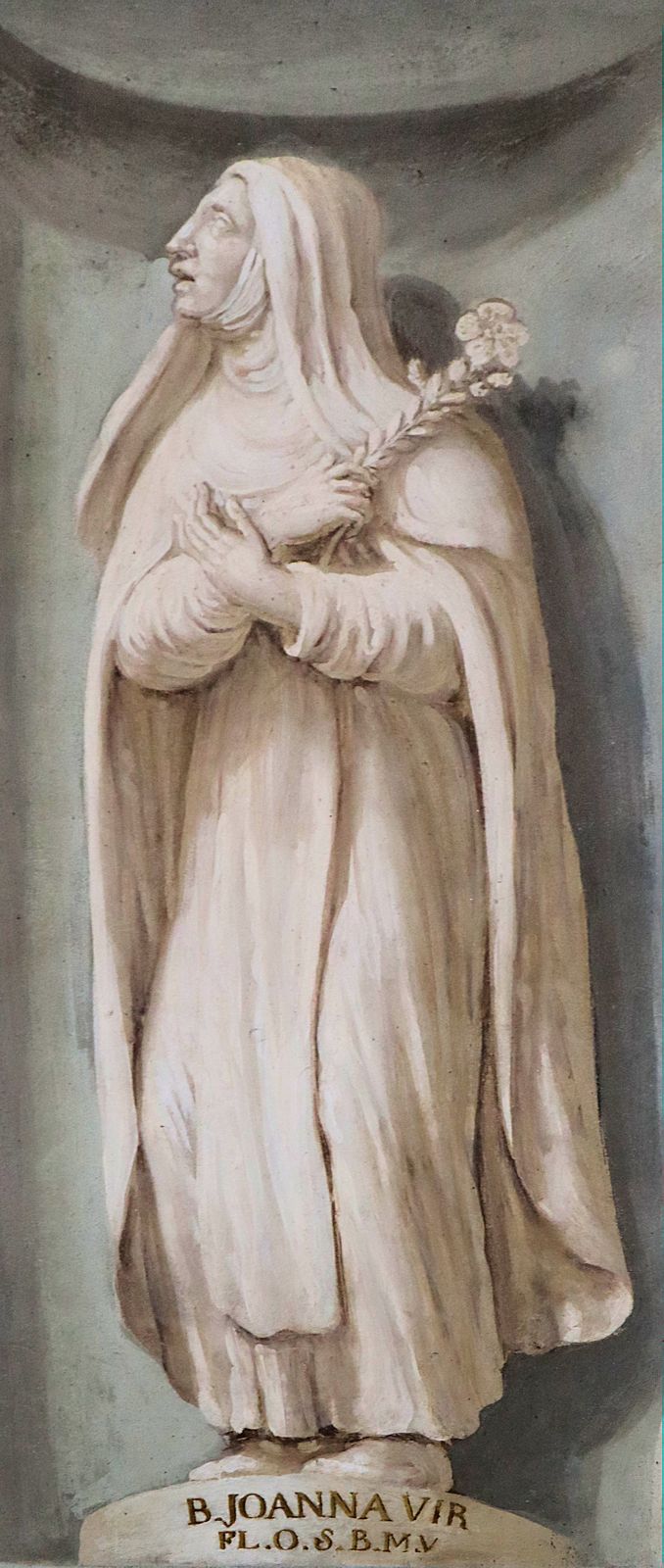 Luigi Ademollo: Fresko, um 1800, in der in der Basilika Santissima Annunziata in Florenz