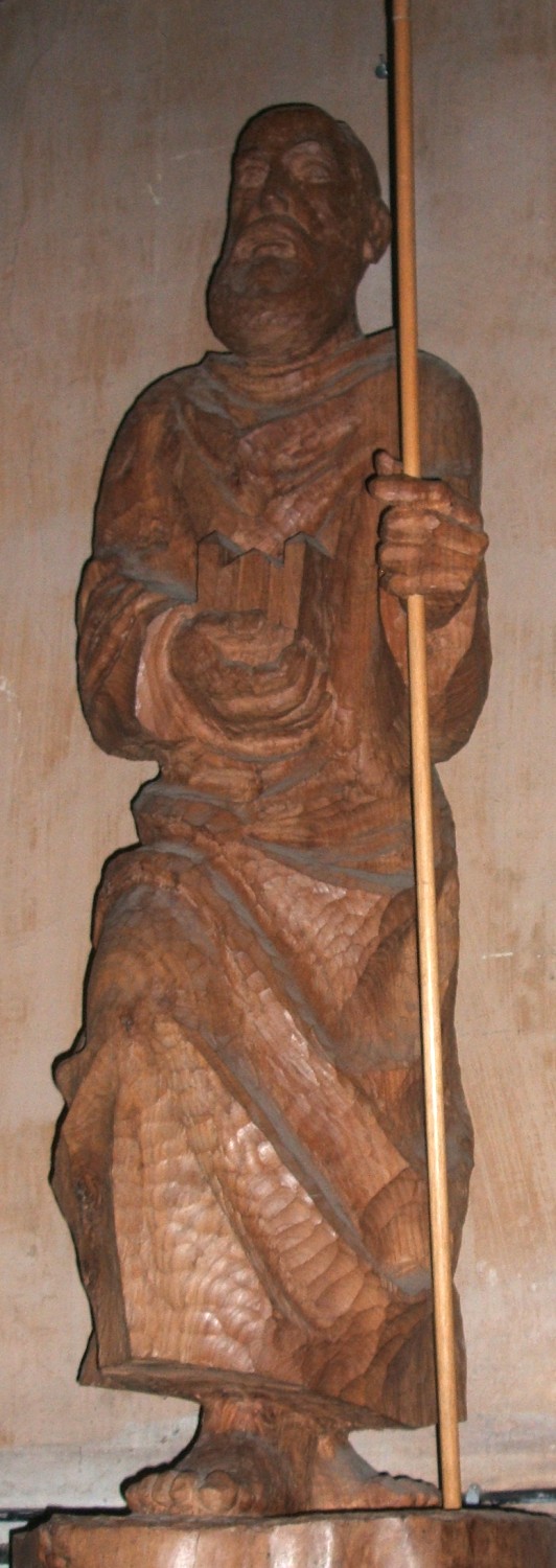 Julius-Statue in der Pfarrkirche in Orta San Giulio