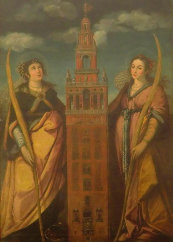 Miguel de Esquivel: Justa und Rufina, um 1620, in der Kathedrale in Sevilla