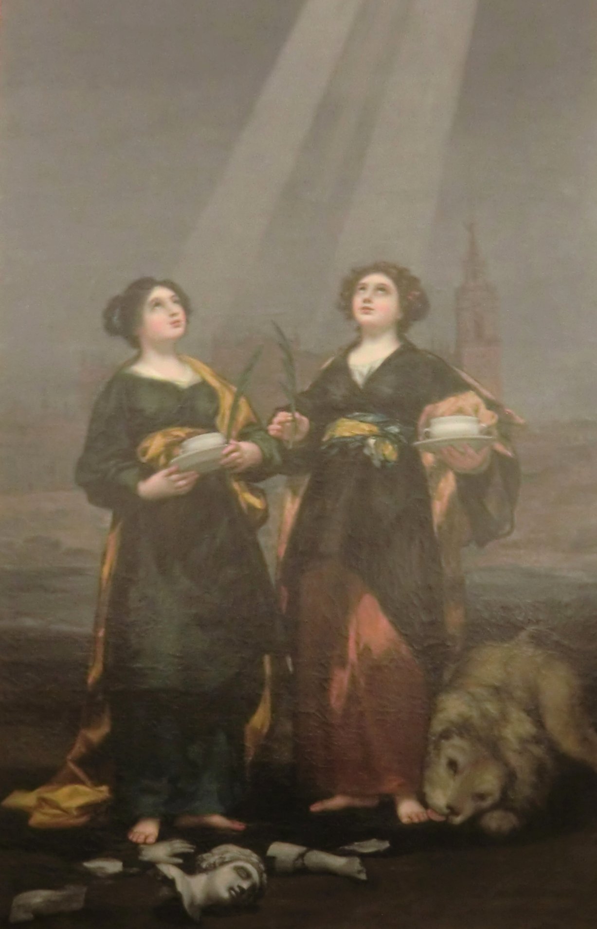 Francisco de Goya y Lucientes: Rufina und Justa, 1817, in der Kathedrale in Sevilla