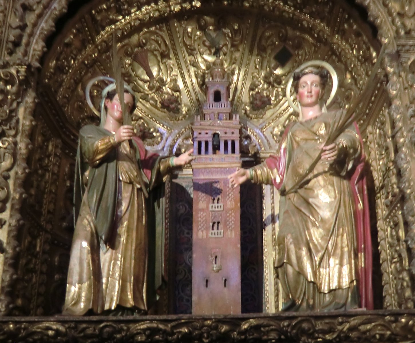 Jerónimo Hernández: Rufina und Justa, um 1585, in der Kirche San Salvador in Sevilla