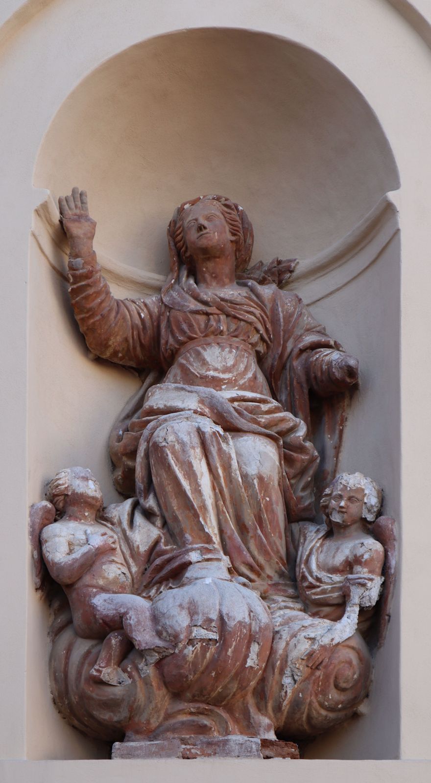 Justa-Statua am Dom in Oristano