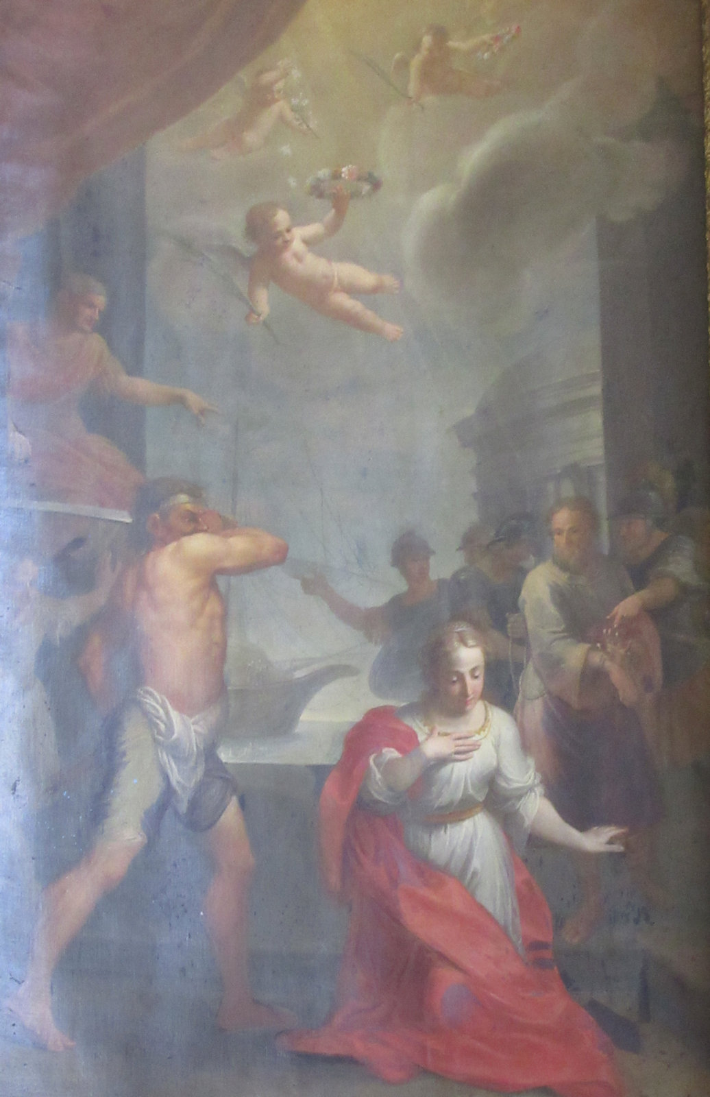 Altarbild in der Taufkapelle San Giovanni in Fonte am Lateran in Rom