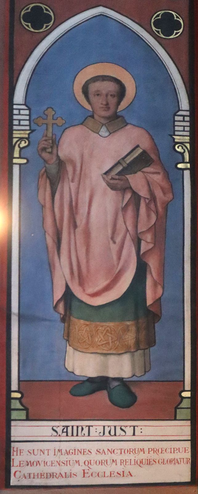 Wandbild in der Kathedrale in Limoges