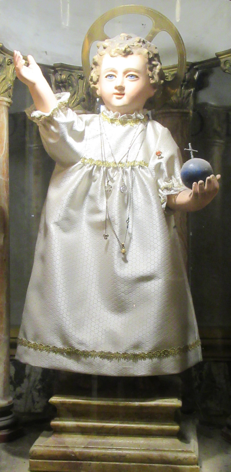 Das Jesuskind, das Kajetan 1517 in der Kirche Santa Maria Maggiore erschien, heute in der Kirche Sant'Andrea della Valle in Rom