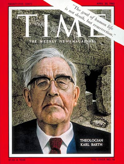 Karl Barth auf dem Titelbild des Magazins 'Time' 1962