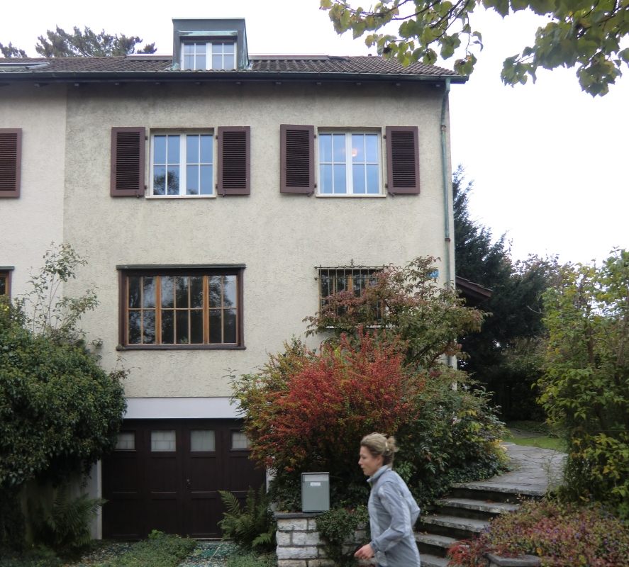 Karl Barths letztes Wohnhaus in Basel ab 1955