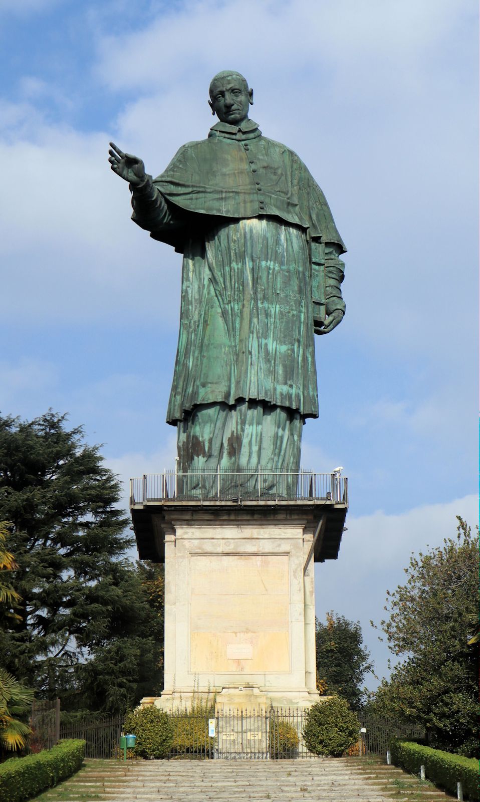 Giovan Battista Crespi: Kolossalstatue bei Arona, 1698 eingeweiht, damals die größte der Welt, 36,2 m hoch