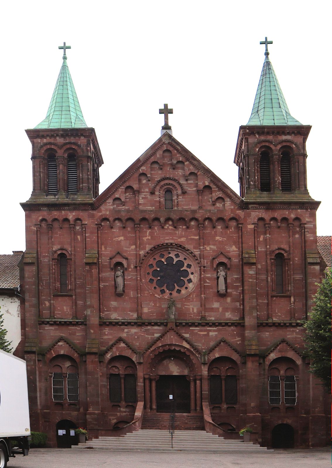 Kirche der Abtei Oelenberg bei Reiningue