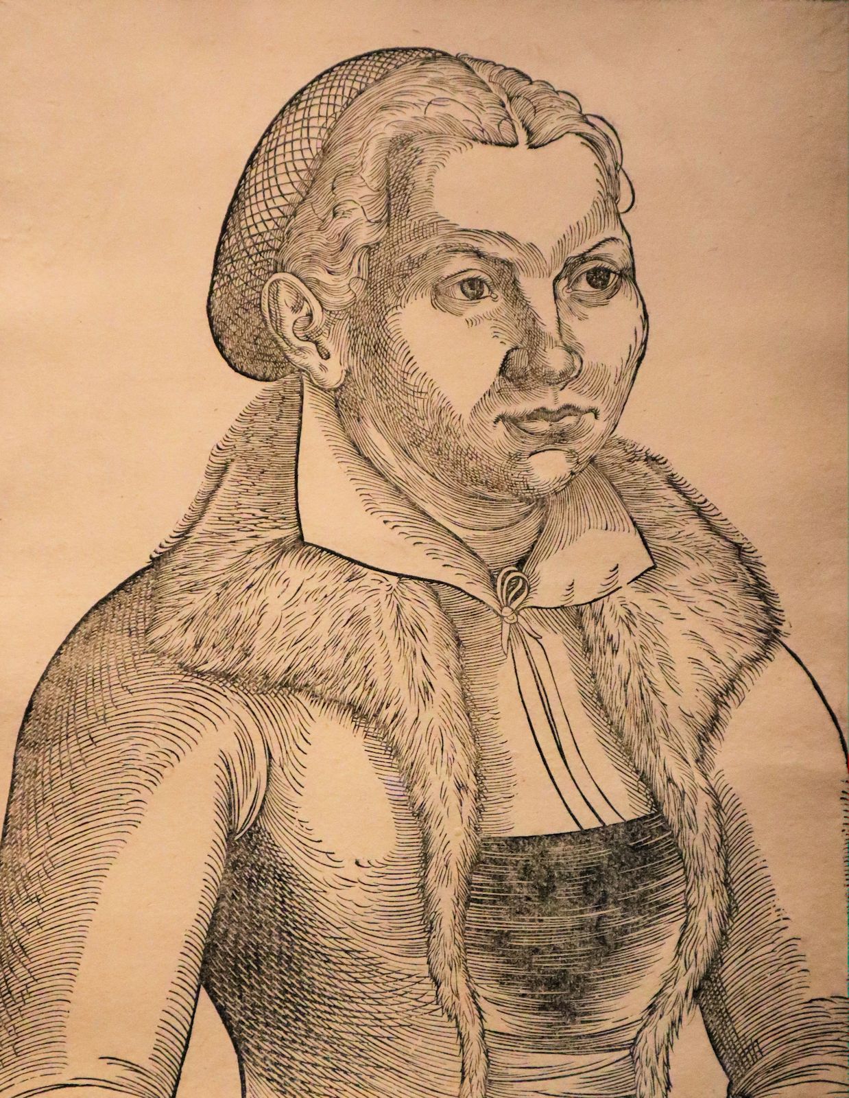 Hans Brosamer: Holzschnitt, nach 1530, im Lutherhaus in Wittenberg