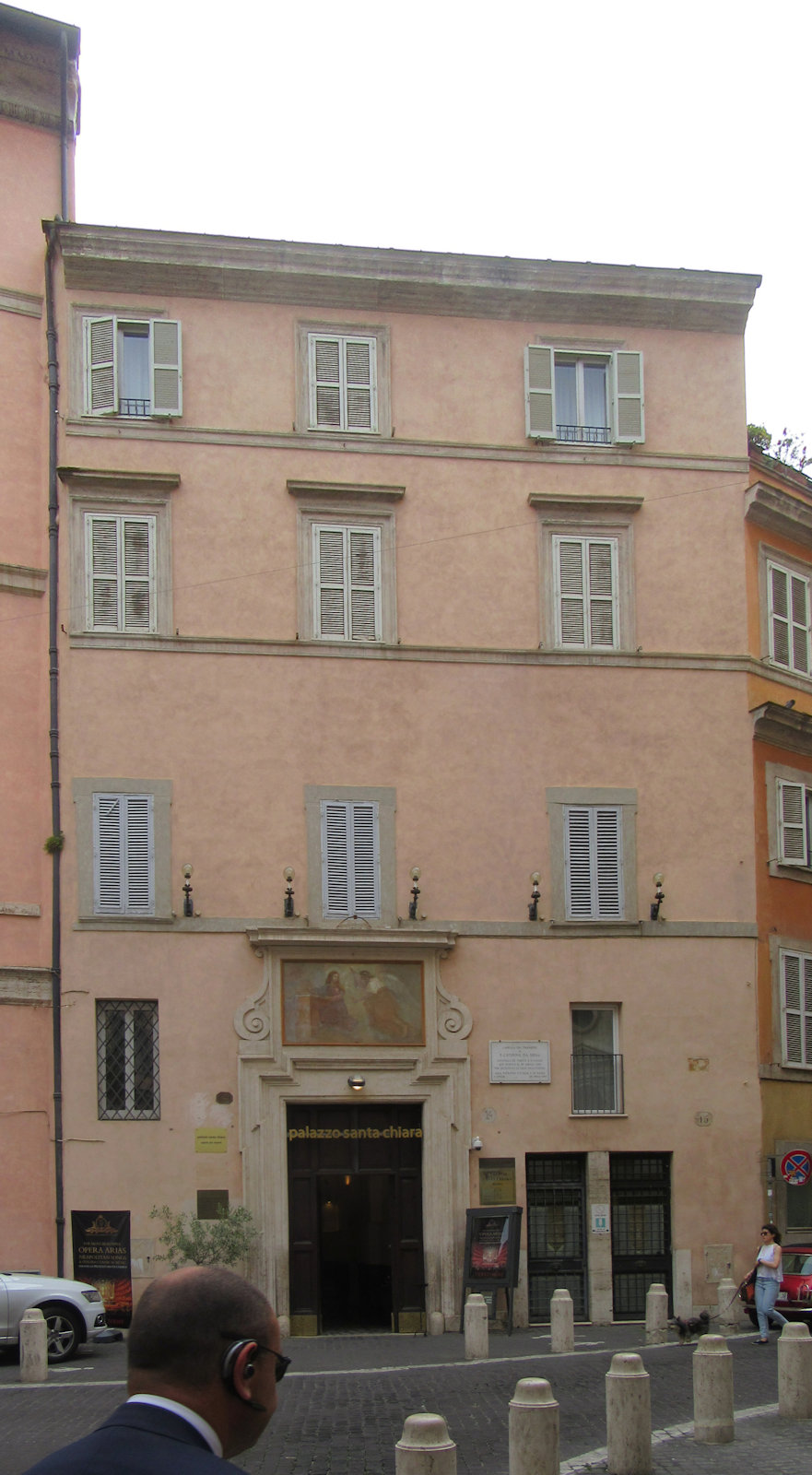Palazzo Santa Chiara in Rom, in dem Katharina starb