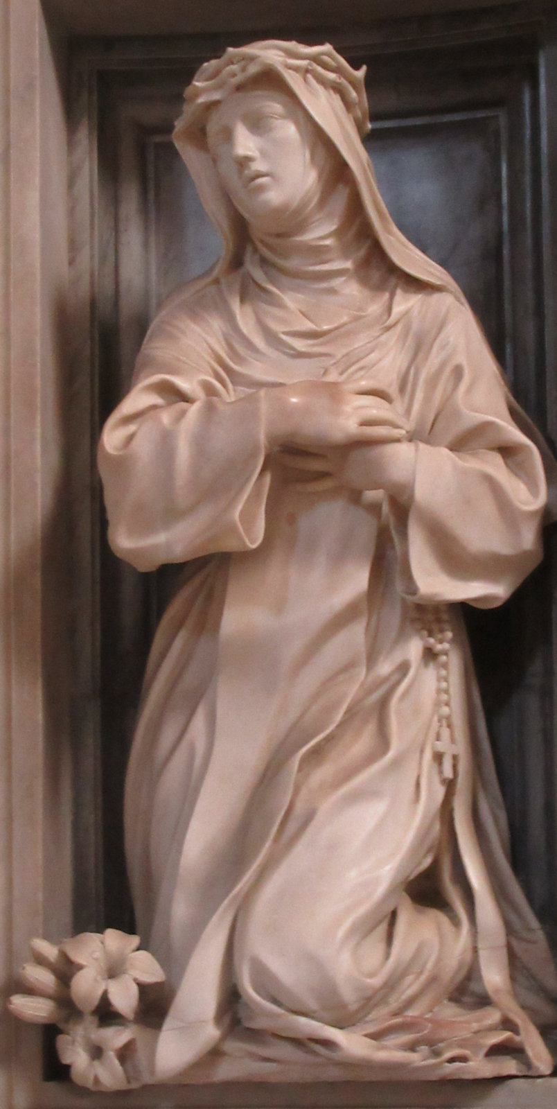 Cosimo Fancelli und Ercola Ferrata: Statue, in der Kirche Santa Maria della Pace in Rom