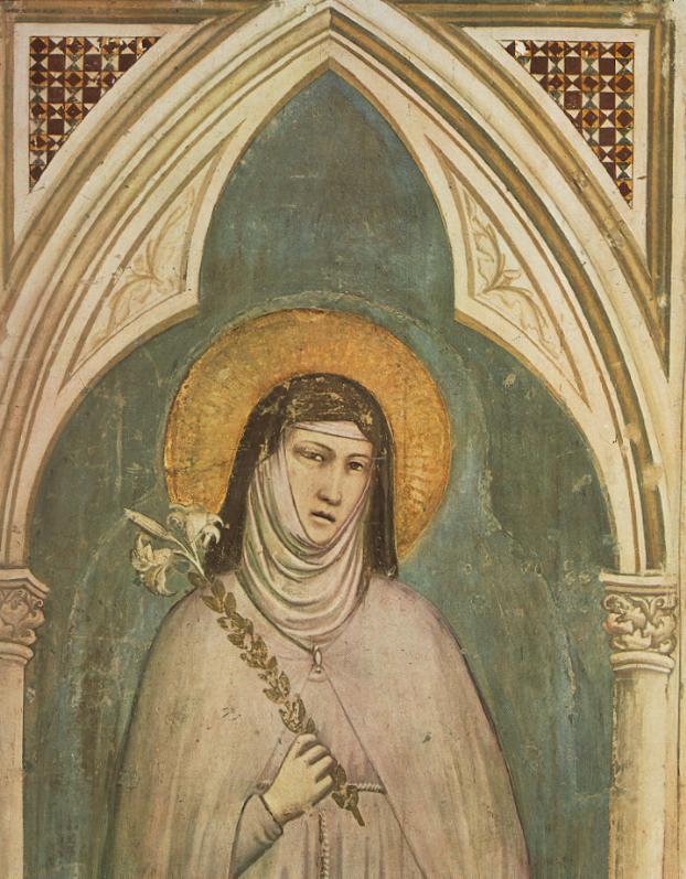 Giotto: Fresko, 1325, in der Bardi-Kapelle der Kirche Santa Croce in Florenz