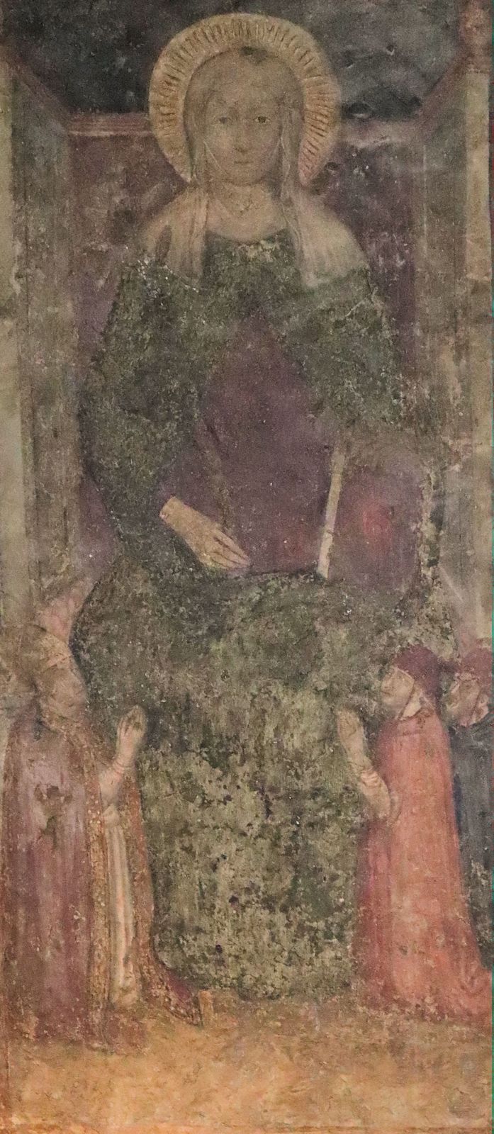 Fresko, 14. Jahrhundert, in der Kirche Santa Chiara in Neapel