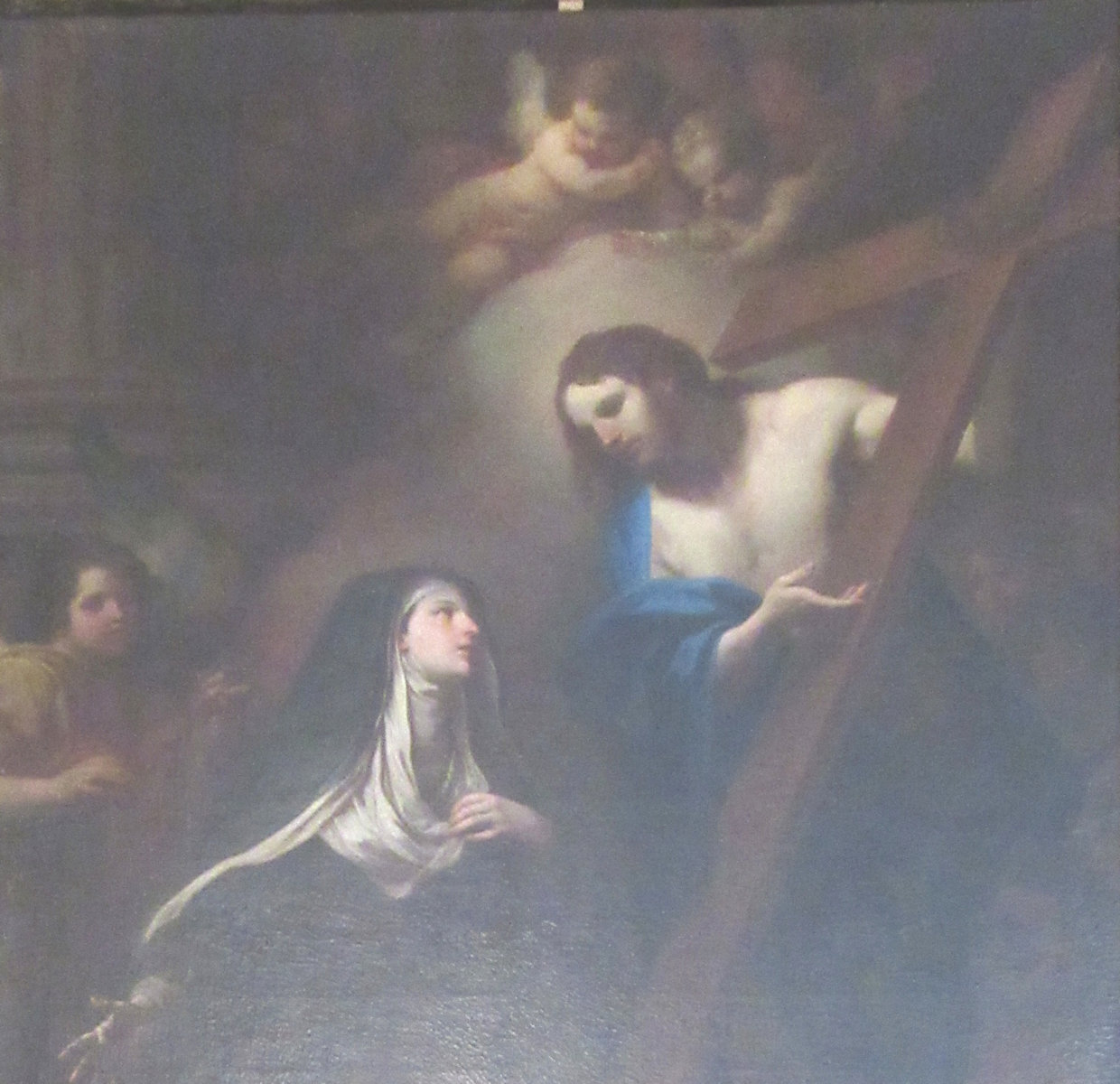 Sebastiano Conca: Christus erscheint Klara, um 1751, in der Kirche Sant'Agostino in Rom