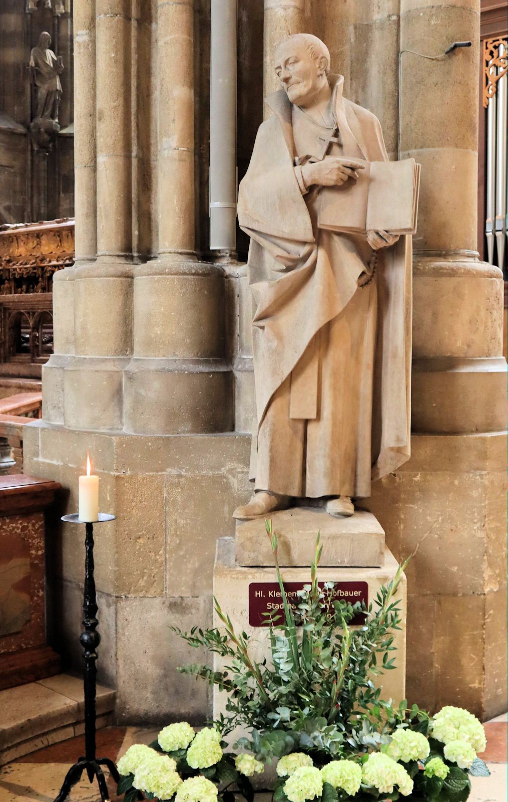 Statue im Stephansdom in Wien