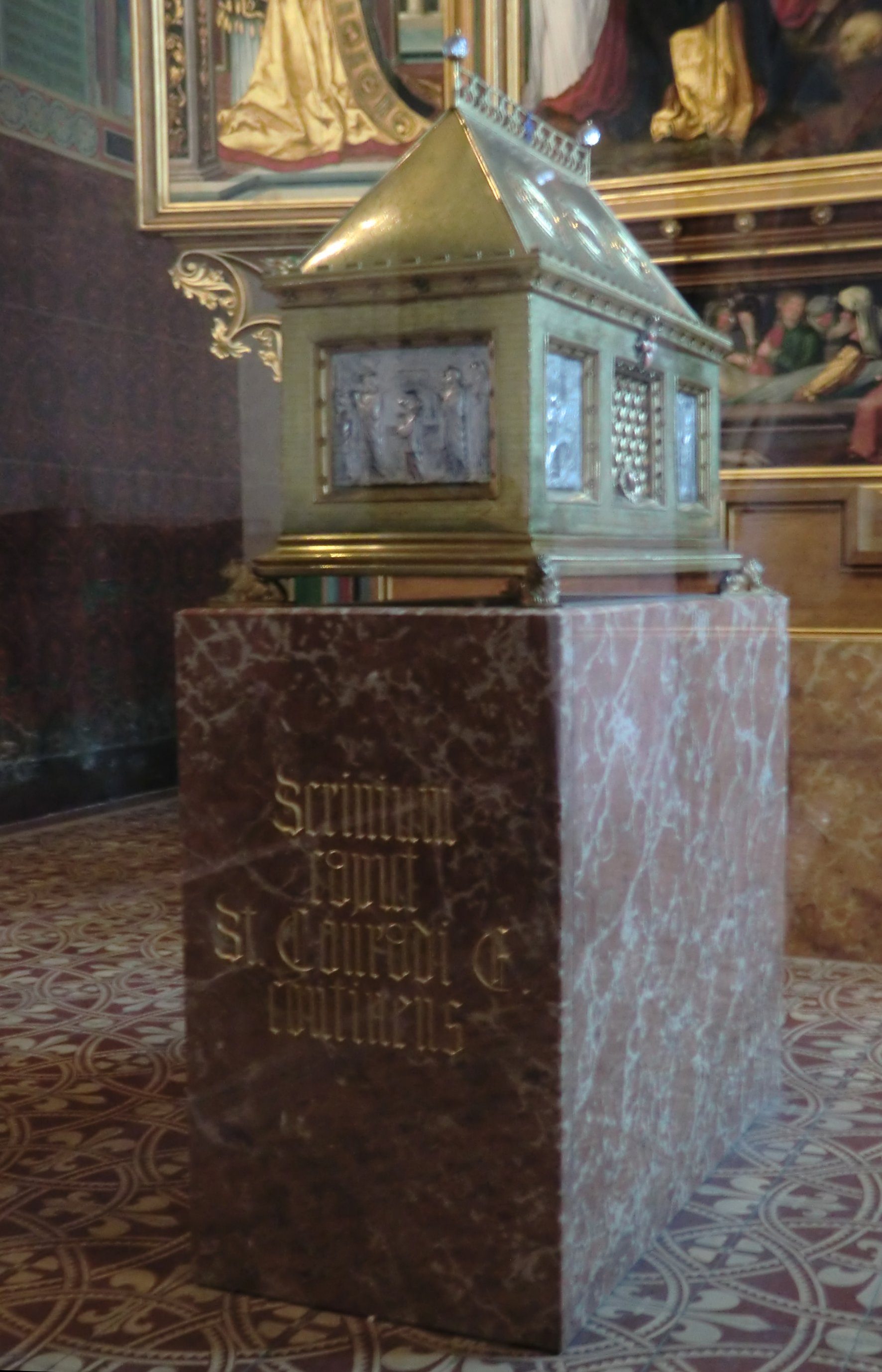 Reliquiar für Konrads Kopf, in der Konradi-Kapelle im Münster in Konstanz