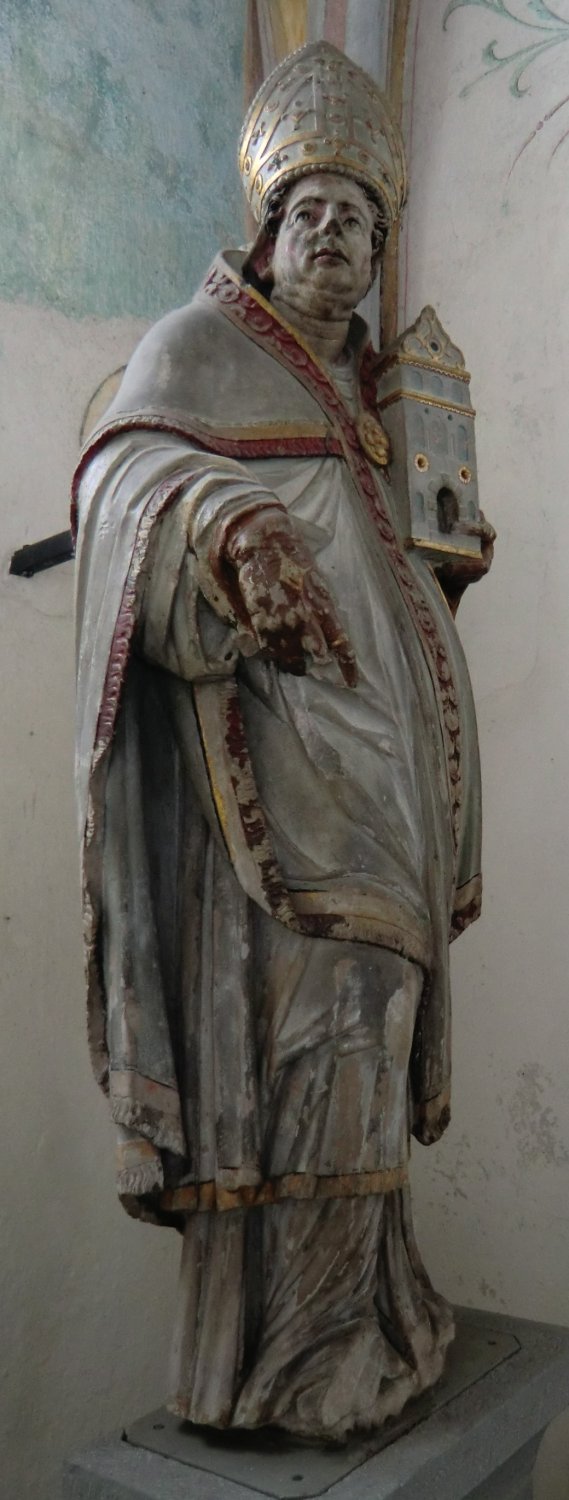 Konrad-Statue in der Heilig-Grab-Kapelle im Münster in Konstanz