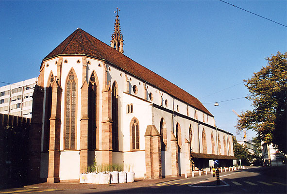 Predigerkirche in Basel, in der das Konzil eröffnet wurde