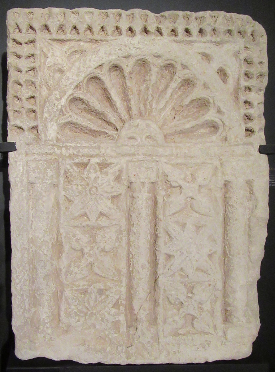 Kanzeldekoration, 7. Jahrhundert, im „Museum der Konzile und der westgotischen Kultur” in der alten Kirche San Román in Toledo