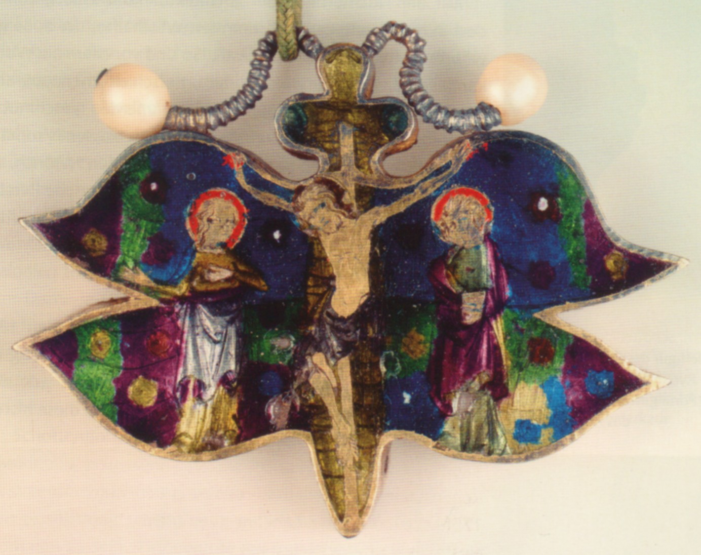 Schmetterling als Kreuzreliquiar, um 1315, ursprünglich in der Kirche St. Jakob, jetzt im Diözesanmuseum in Regensburg