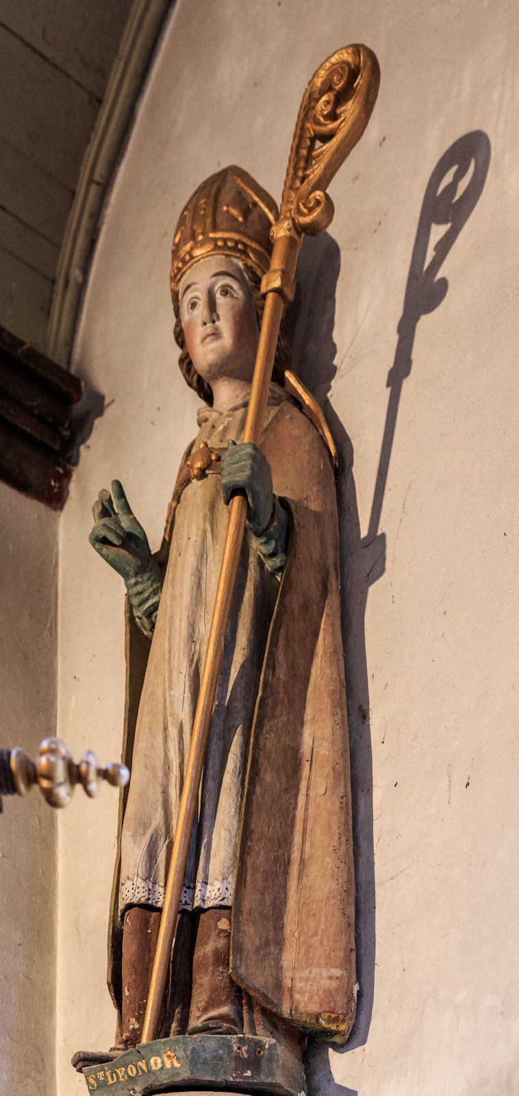 Statue, 17. Jahrhundert, in der Kirche in Tréflaouénan