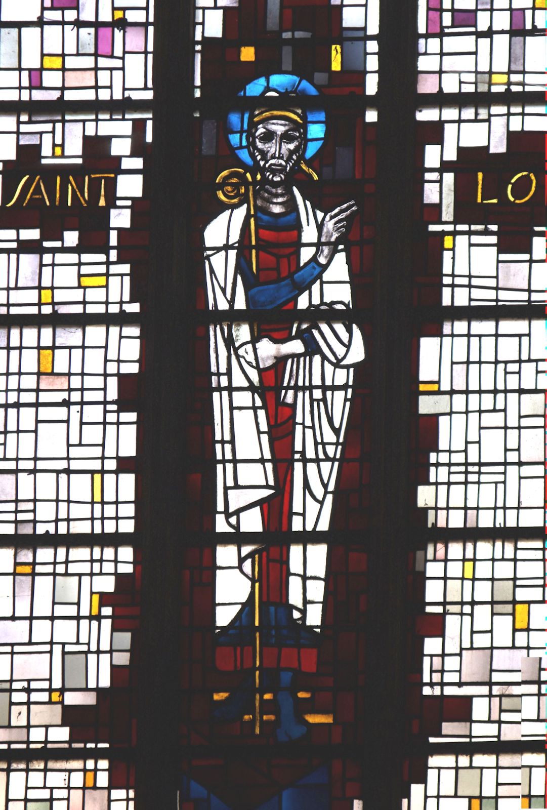 Glasfenster in der Kirche Saint-Malo in Valognes