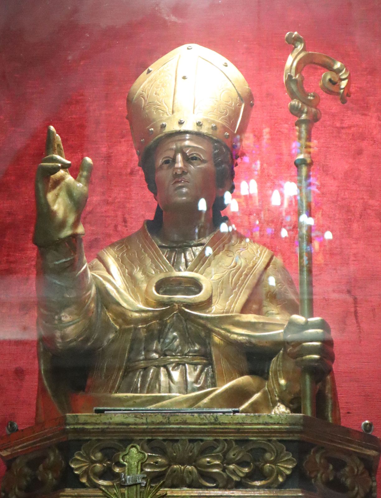 Reliquiar in der Kathedrale in Vibo Valentia
