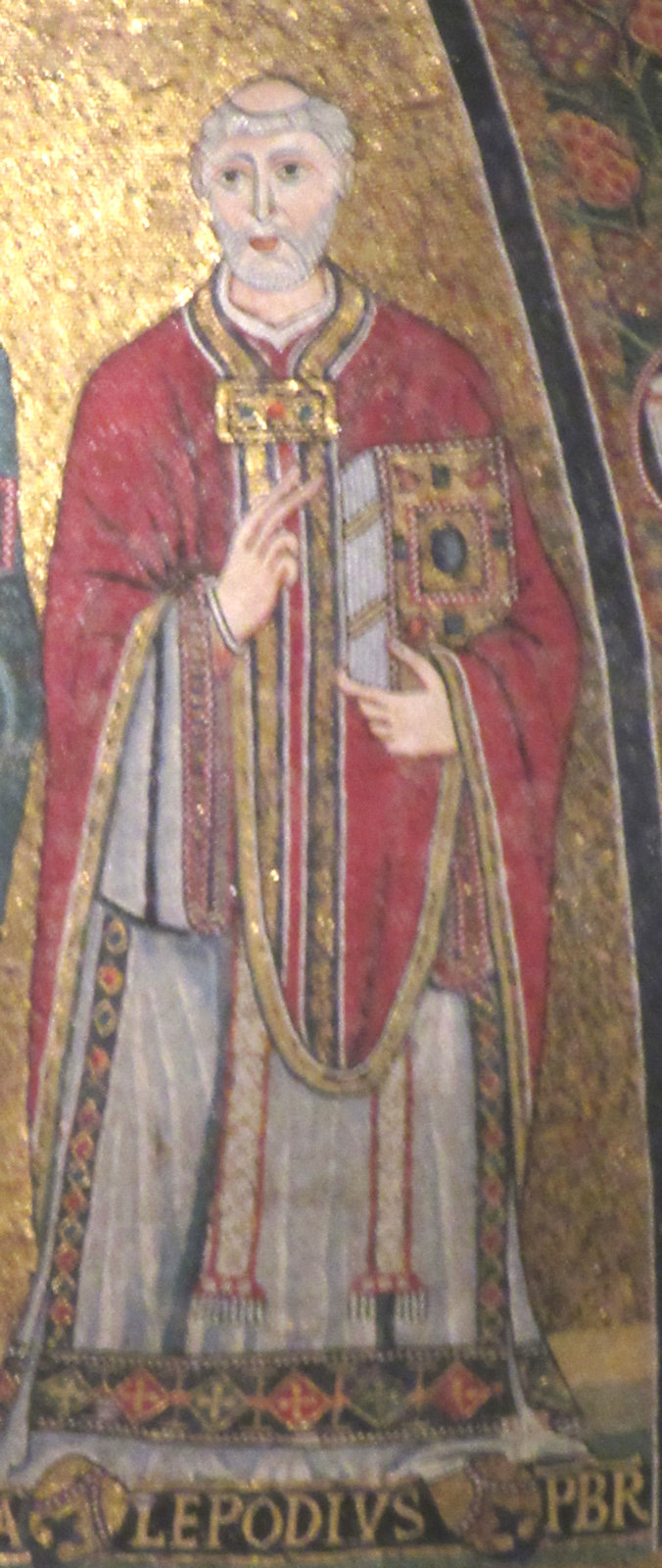 Apsismosaik, um 1140, in der Kirche Santa Maria in Trastevere