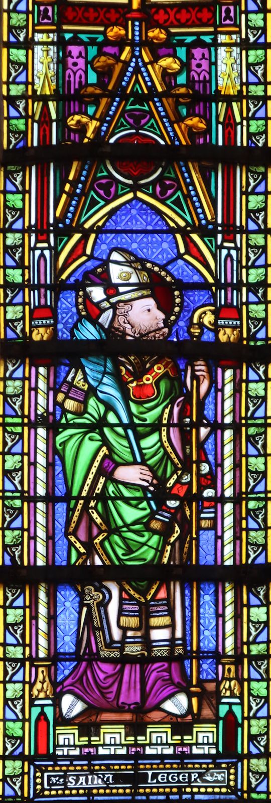 Glasfenster in der Kirche de la Trinité in Fécamp