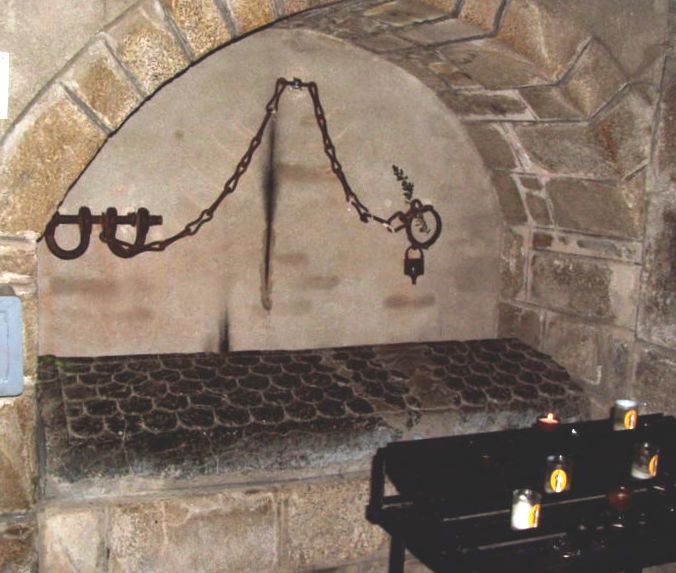 Leonhards Grab in der Stiftskirche Saint-Léonard in Saint-Léonard-de-Noblat