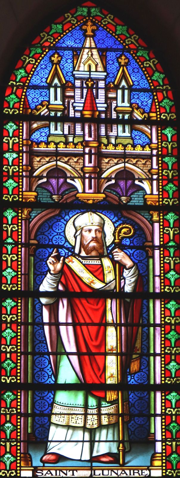 Glasfenster in der Pfarrkirche in Talensac bei Rennes