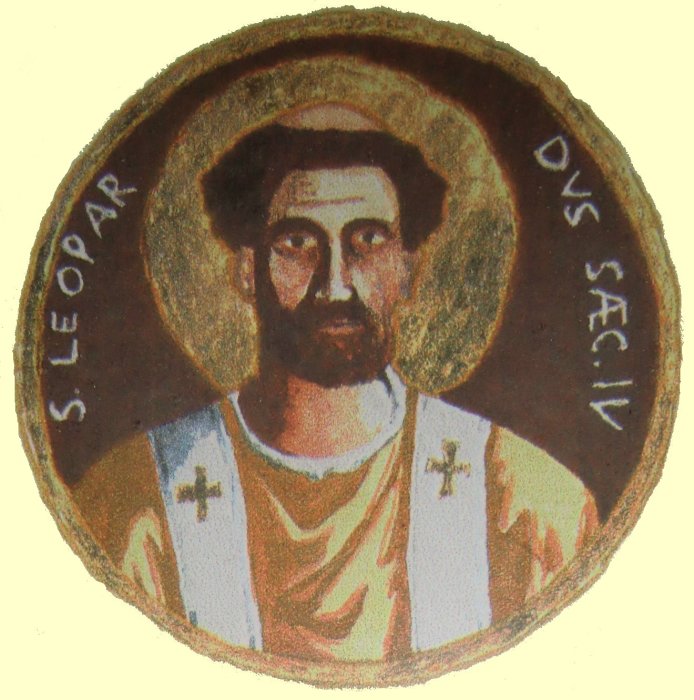 Bild in der Krypta der Kathedrale in Osimo