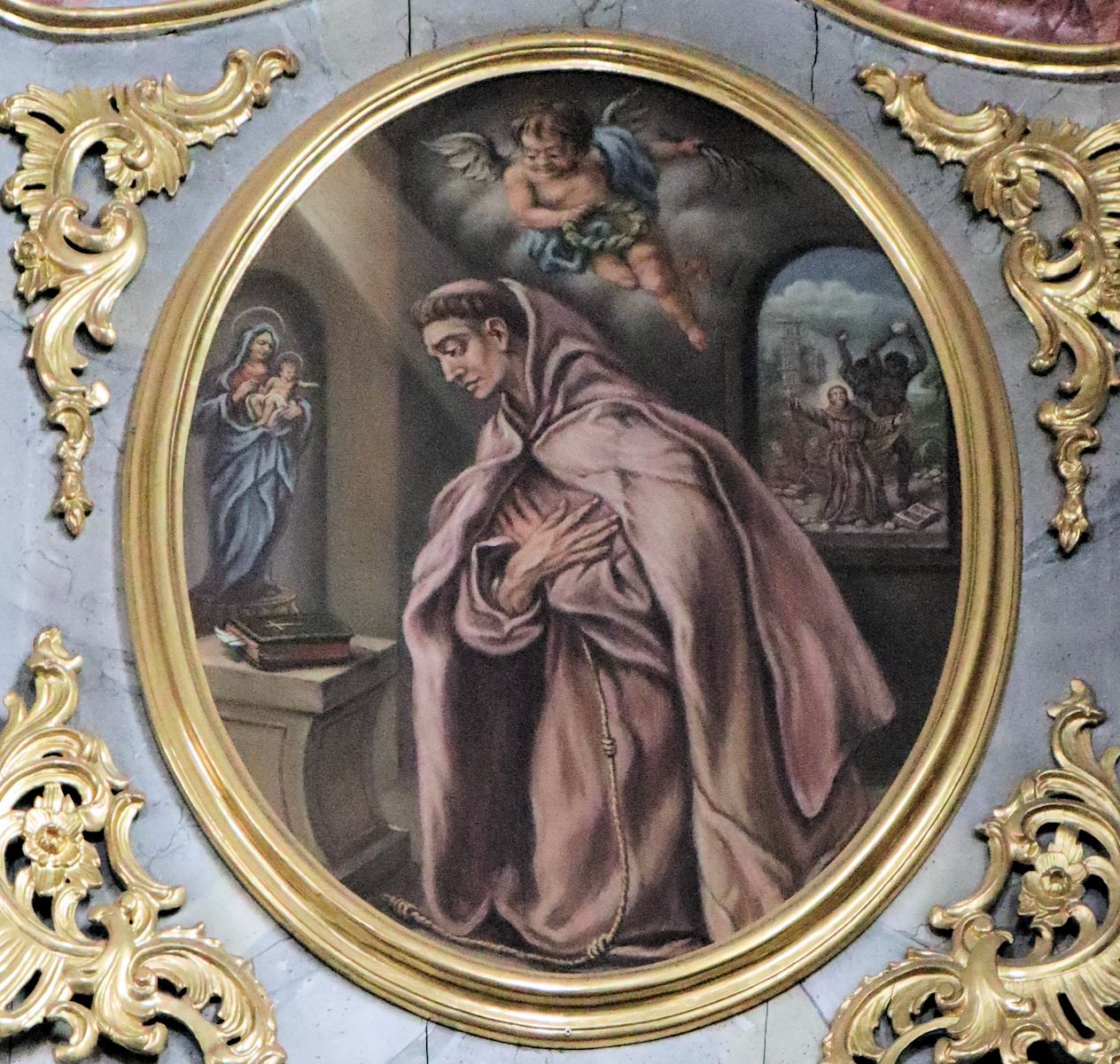 Slawomir Galazka: Ölbild, 1988, am Seitenaltar in der Pfarrkirche in Konnersreuth