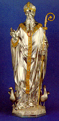 Rasmus Brunn: Reliquienstatue, 1880, in der Schatzkammer des Domes in Münster